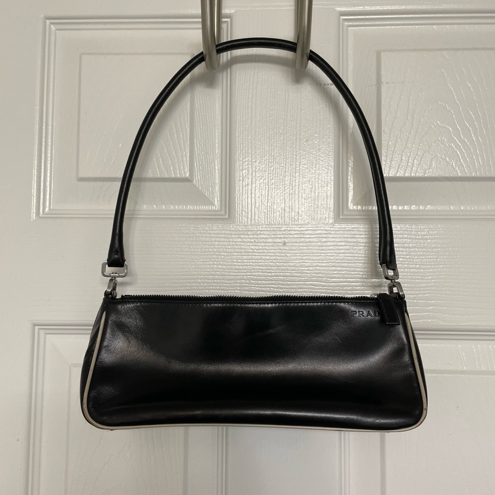 Authentic Vintage Prada pencil bag purse